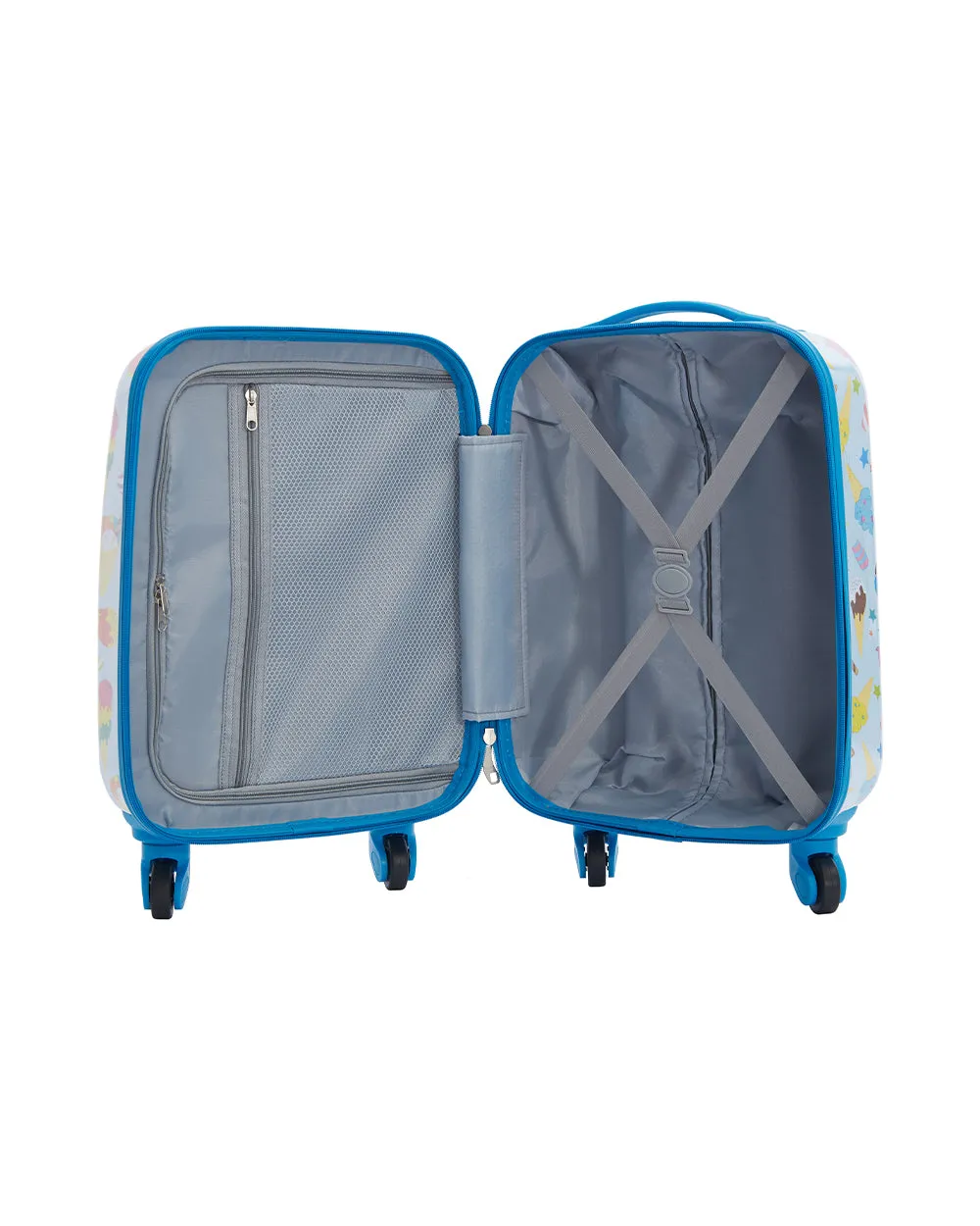 Travelers Club 5 Pieces Kids Luggage Set with 360Â° 4 Wheel Spinner System Ice Cream