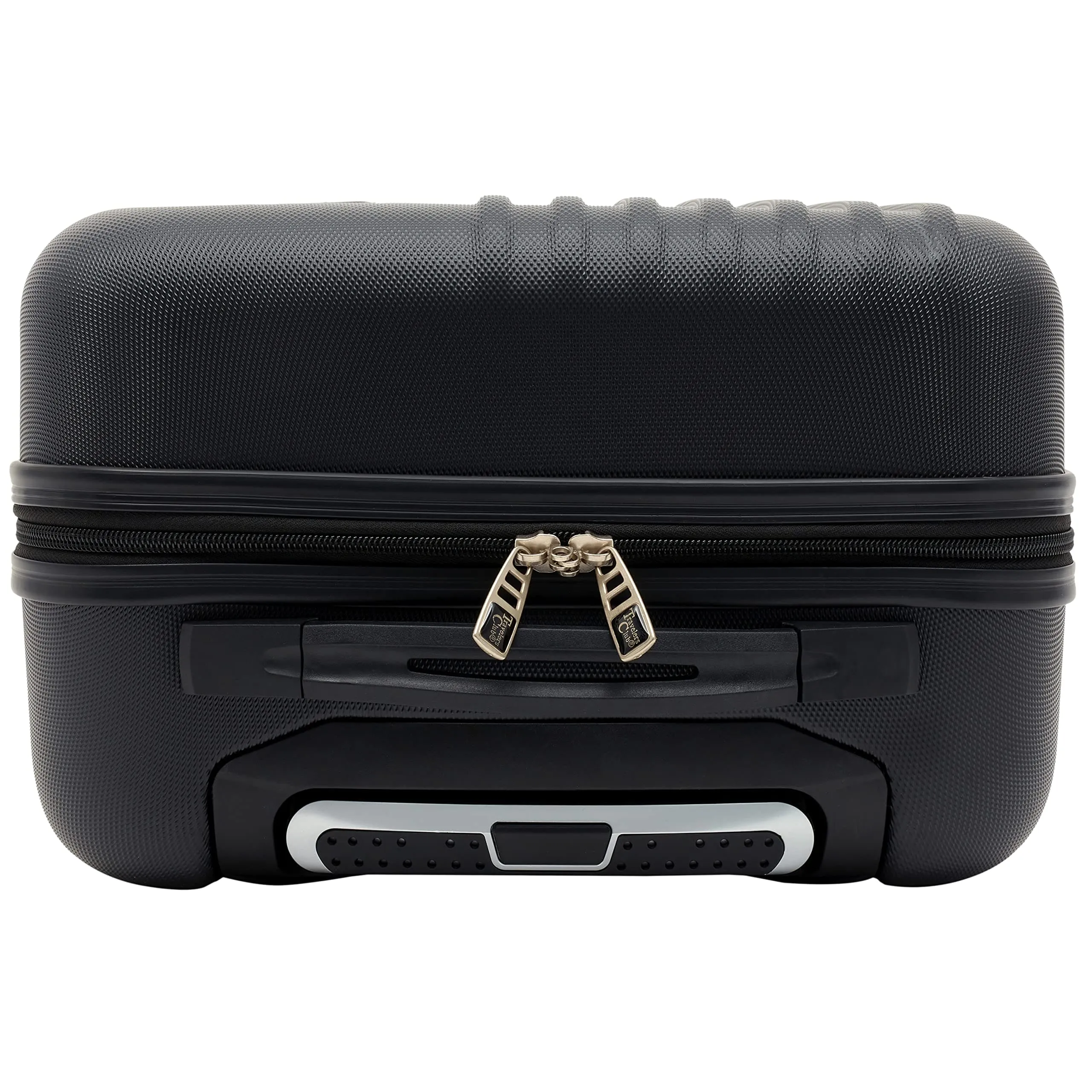 Travelers Club Cosmo Hardside Spinner Luggage, Black, Carry-On 20-Inch