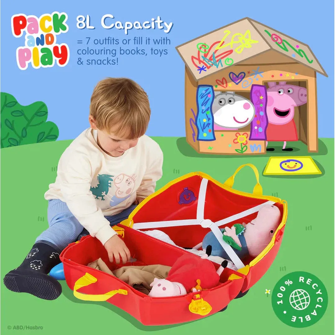 Trunki Ride-On Suitcase - Peppa Pig Party Bus