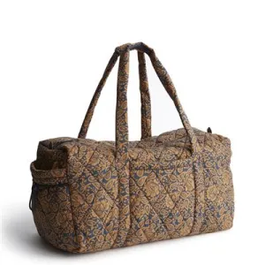 Vera Bradley Large Original Duffel in Nylon - Lotus Montage Roasted Pecan