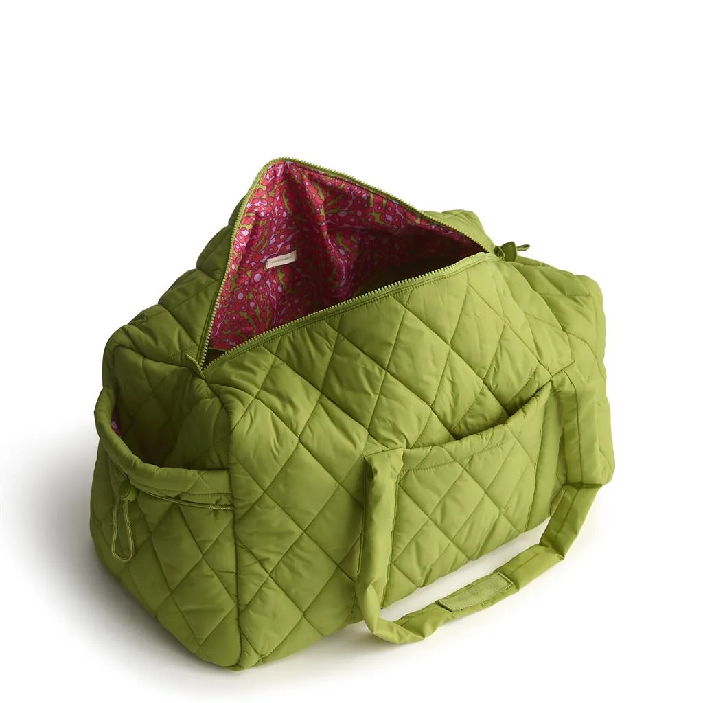 Vera Bradley Large Original Duffel in Nylon - Spinach Green