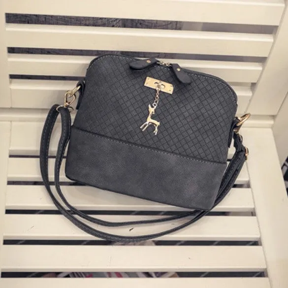Women Fashion Embossed Leather Messenger Purse Satchel Tote Handbag Shoulder Bag