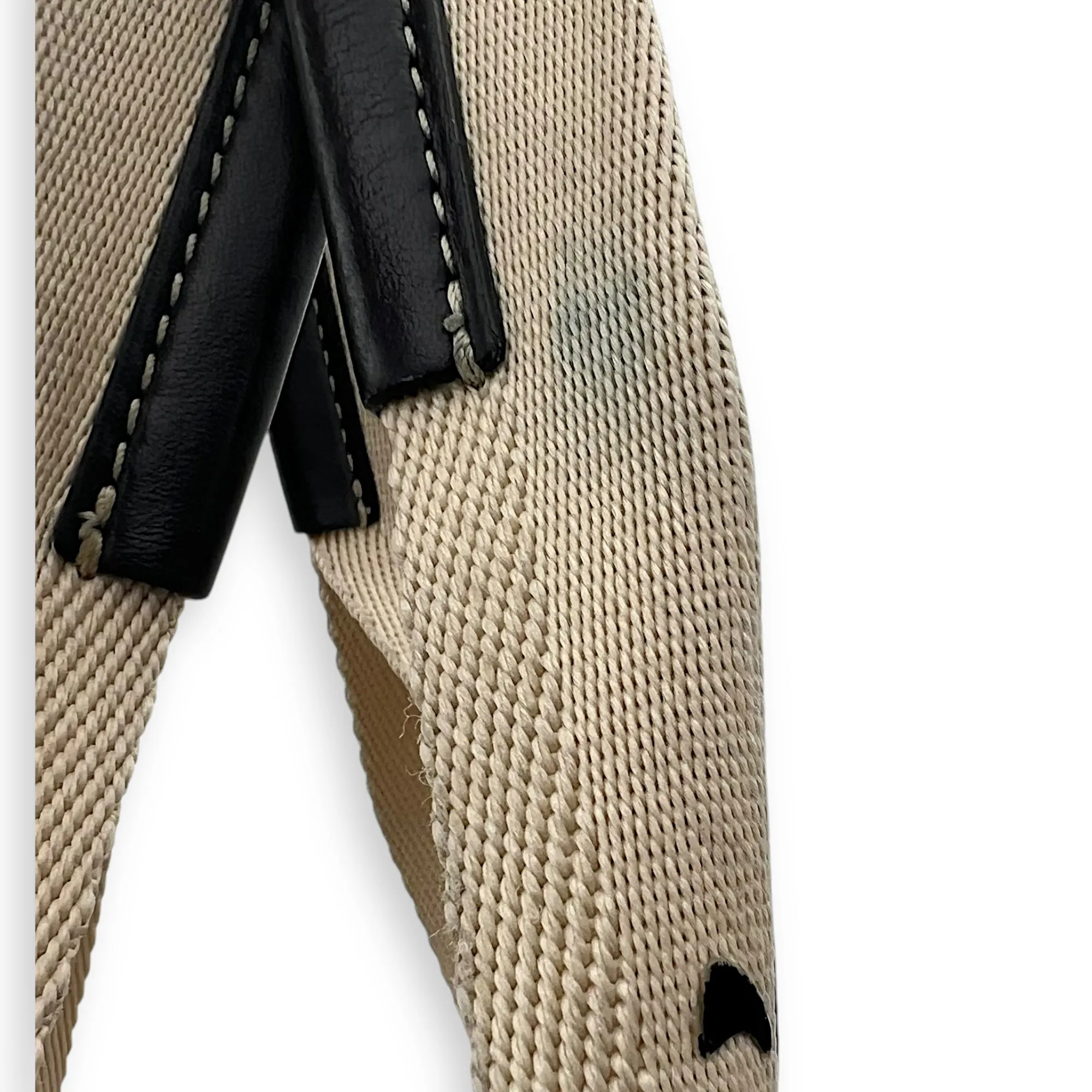 Woody Tote Bag Medium Beige in Canvas