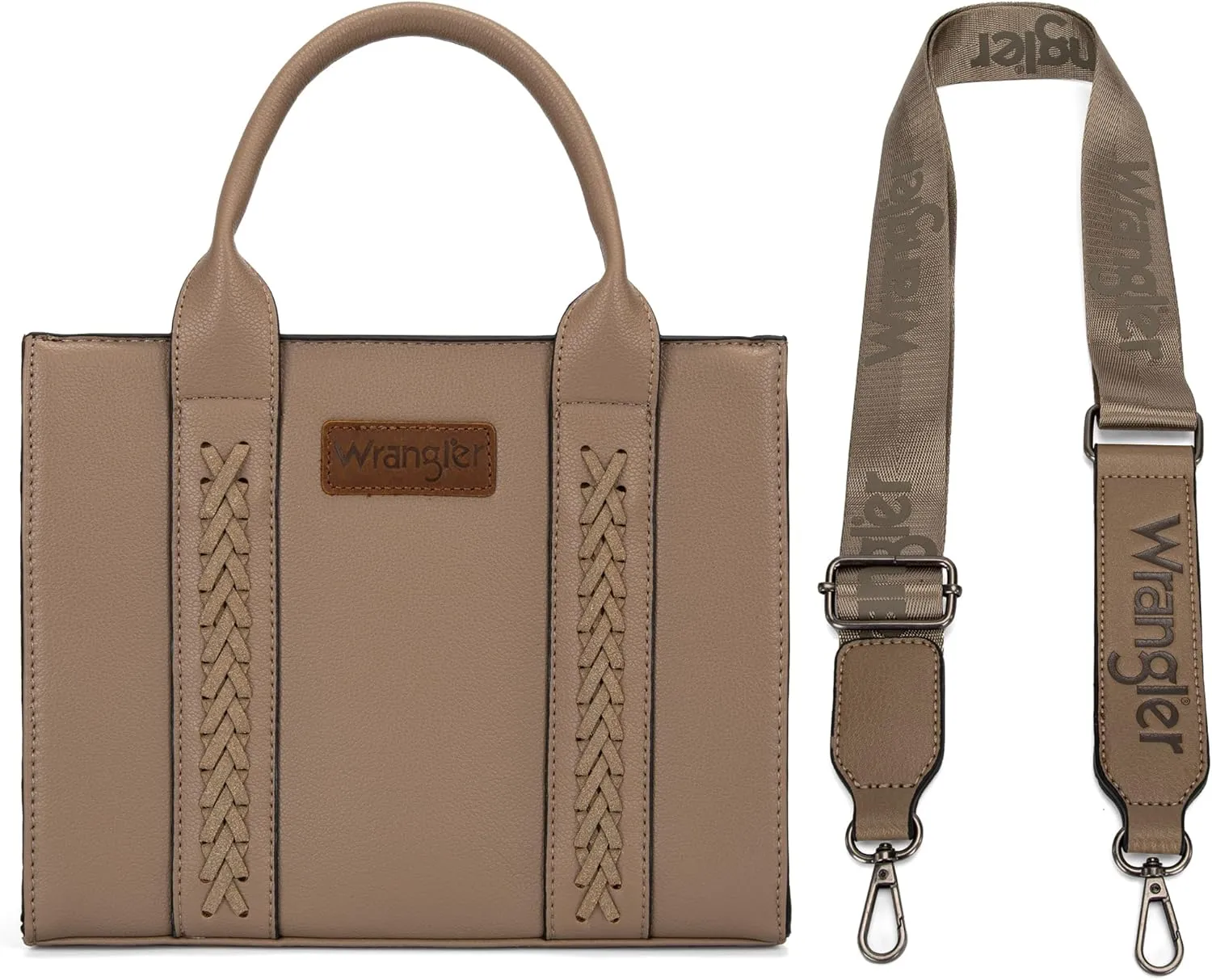 Wrangler Tote Bags for Women Top-handle Handbags and Purse for Women with Adjustable Strap